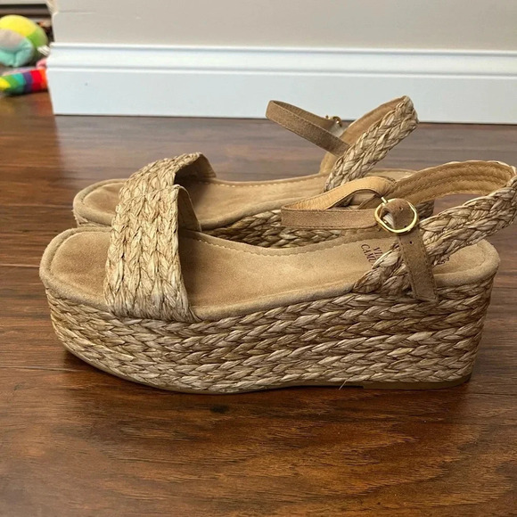 Vince Camuto Straw/Raffia Sandals-Size 9.5 - Picture 6 of 11